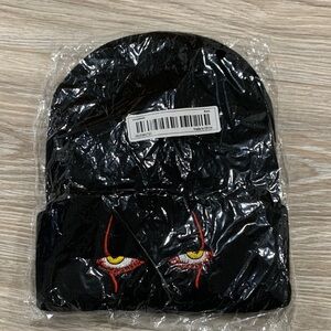 SHEIN Black Beanie with Eye Design